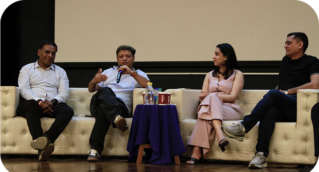 Founders on stage